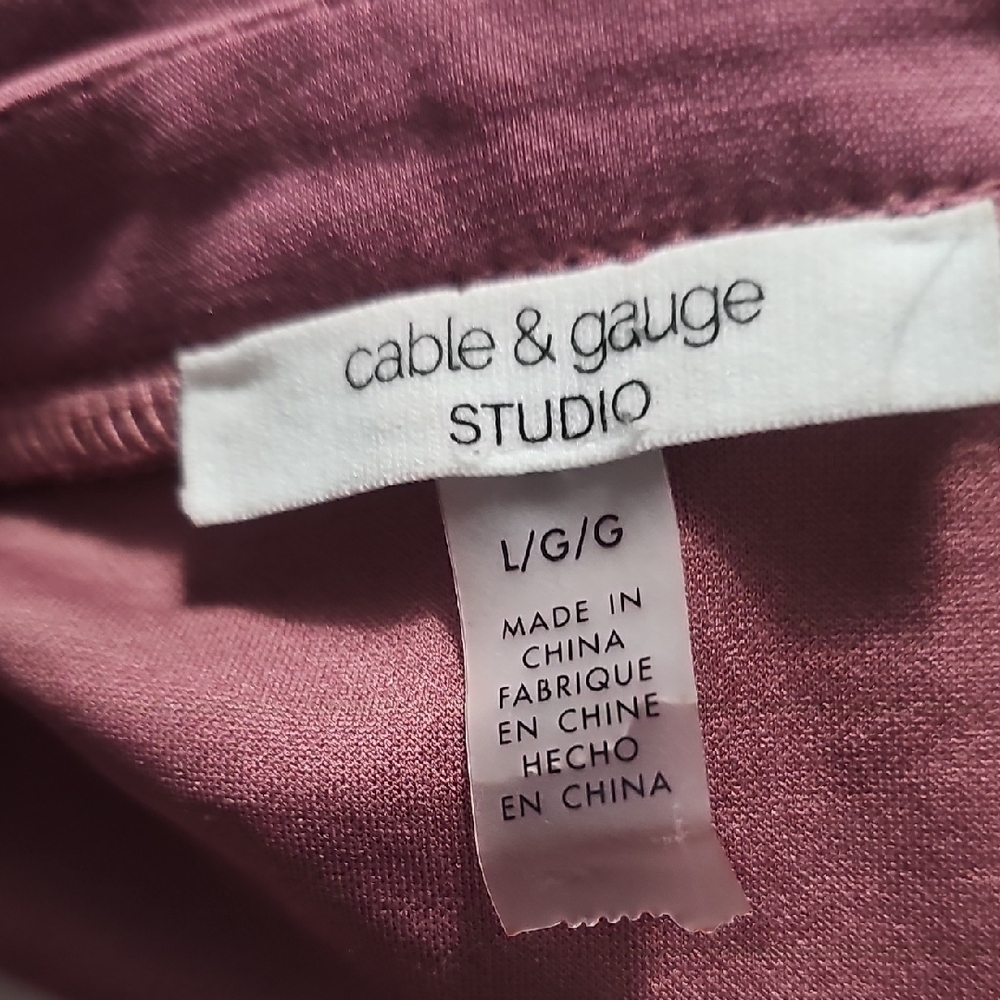 Cable & Gauge Mauve Button-Down Shirt - Picture 2 of 4